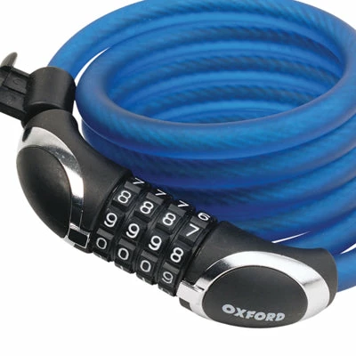 Antivol Spirale Vélo à Code 180 Cm X 12 Mm - Combi Oxford – Image 2