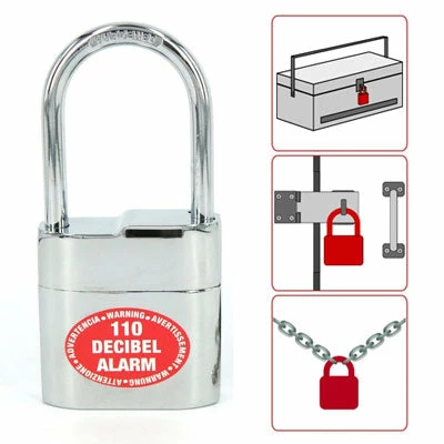 Cadenas Avec Alarme Pour Accessoire Et Cable Vélo Lock Alarm – Image 3