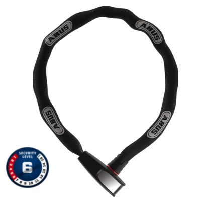 Chaîne Antivol Vélo 75 Cm Maillon 6 Mm Noir Catena Abus