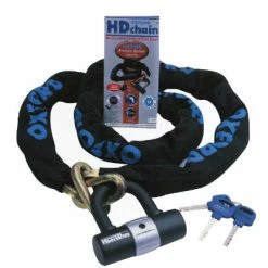 Chaîne Antivol Vélo Maillons 10mm 2 Mètres Avec Cadenas OXFORD