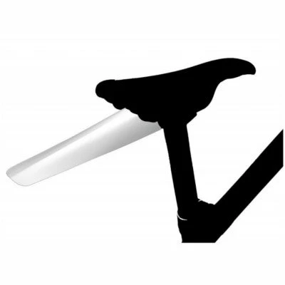 Brandless Garde Boue Arrière Blanc Clipsable Sous Selle De Vélo – Image 2