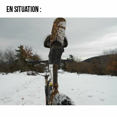 Brandless Garde Boue Arrière Blanc Clipsable Sous Selle De Vélo – Image 6