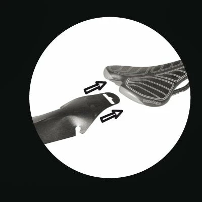 Brandless Garde Boue Arrière Ultra Léger Clipsable Sous Selle De Vélo – Image 3