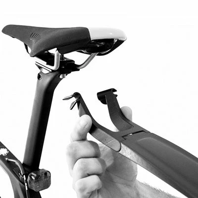 Garde Boue Clipsable Sous Selle S-Mud Short Polisport – Image 2