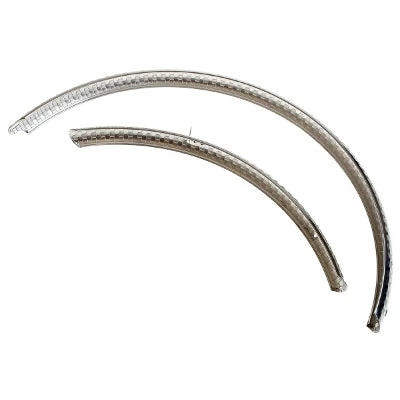 Garde Boues Martelés Argent Pour Pneus Vélo 28 Pouces BLB
