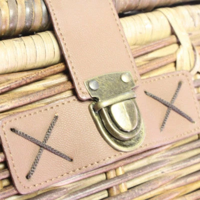 Grand Panier De Vélo En Rotin Denton L Basil – Image 2