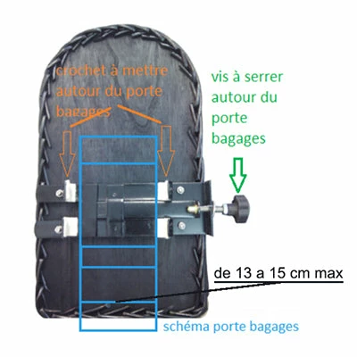 Panier Arrière En Osier Pour Chien Sur Porte Bagage Vélo -Trixie – Image 5