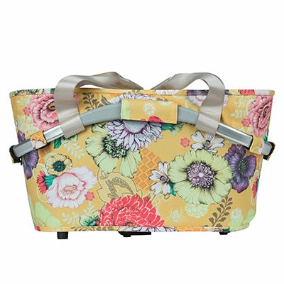 Panier Vélo Arrière Bloom Field 22L Jaune Fleuri Carry All Basil – Image 2