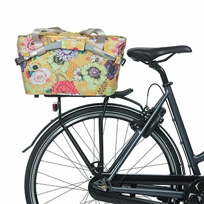 Panier Vélo Arrière Bloom Field 22L Jaune Fleuri Carry All Basil – Image 4