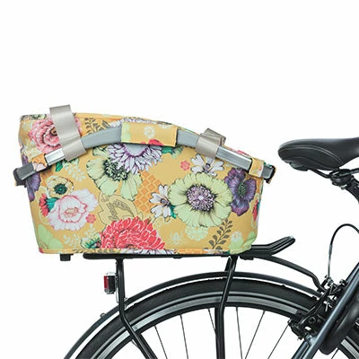 Panier Vélo Arrière Bloom Field 22L Jaune Fleuri Carry All Basil – Image 5