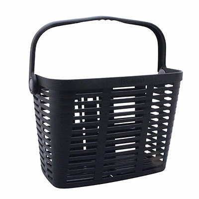 Bellelli Panier Vélo Avant Noir Inoxydable Sur Guidon