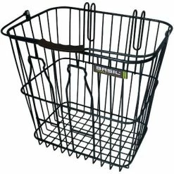 Panier Vélo Latéral à Crochets Memories Bottle Basil Noir