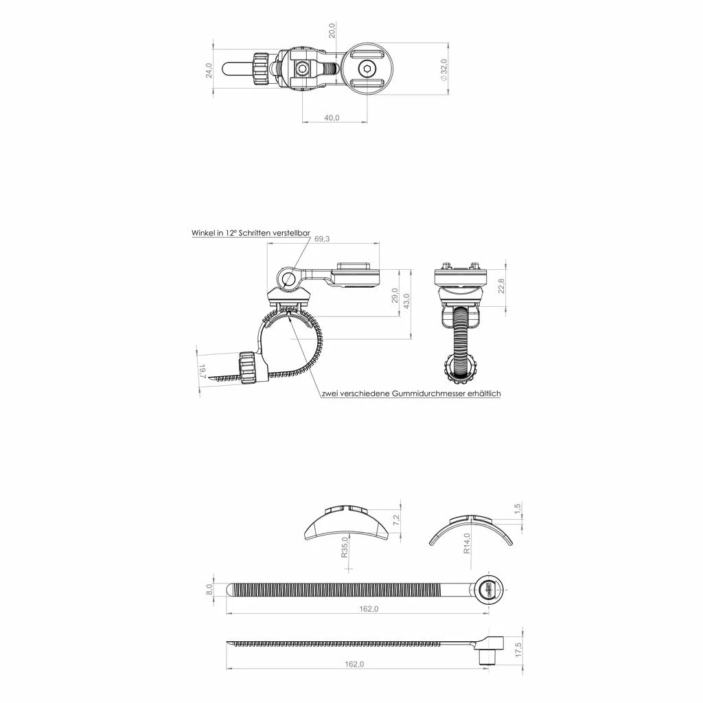 Fixation Smartphone à Vélo Universal Bike Mount SP Connect – Image 6